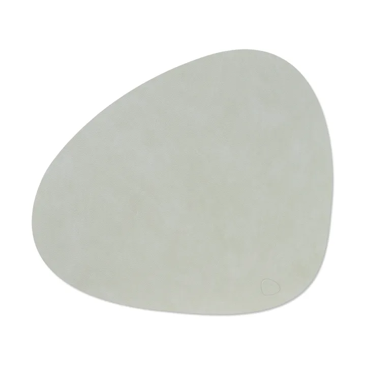 Podkładka na stół Nupo curve L - Metallic (kamiennoszary), 44x37 cm - LIND DNA