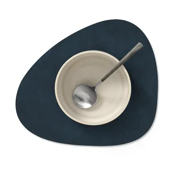 Podkładka na stół Nupo Curve S - Midnight blue (granat), 28x24 cm - LIND DNA