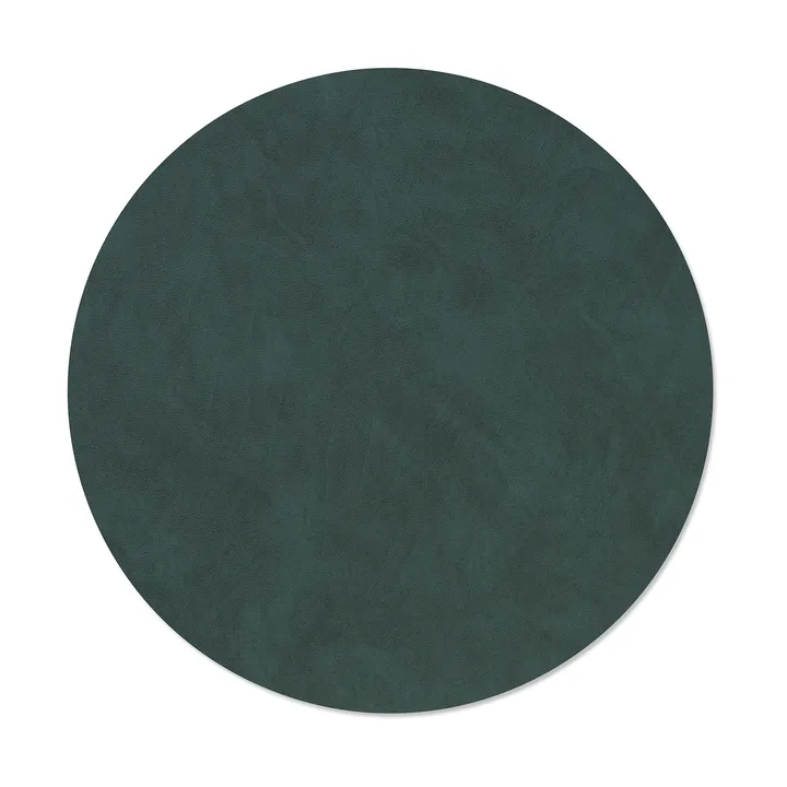 Podkładka na stół Nupo - Dark green, circle, L, Ø38 cm - LIND DNA