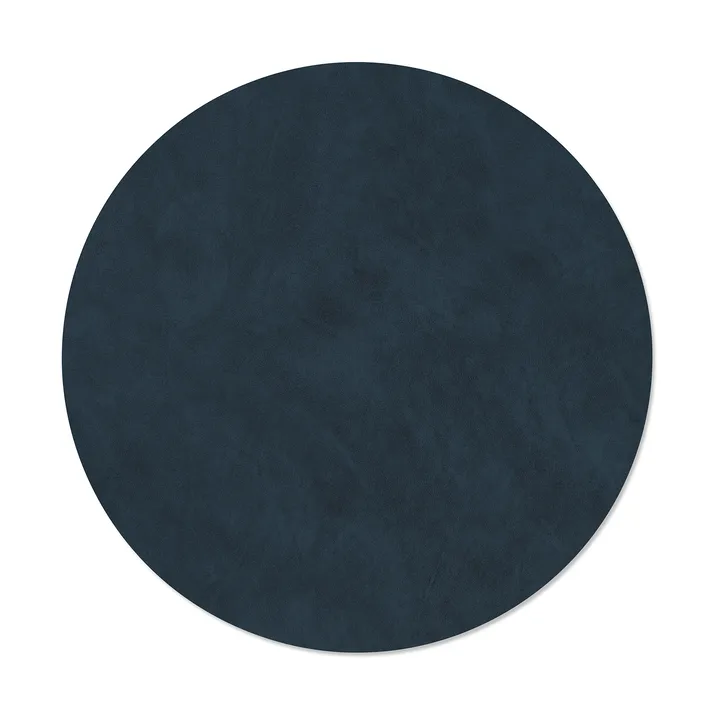 Podkładka na stół Nupo - Midnight blue, circle, L, Ø38 cm - LIND DNA