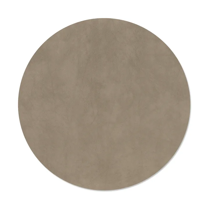 Podkładka na stół Nupo - Nomad grey, circle, L, Ø38 cm - LIND DNA