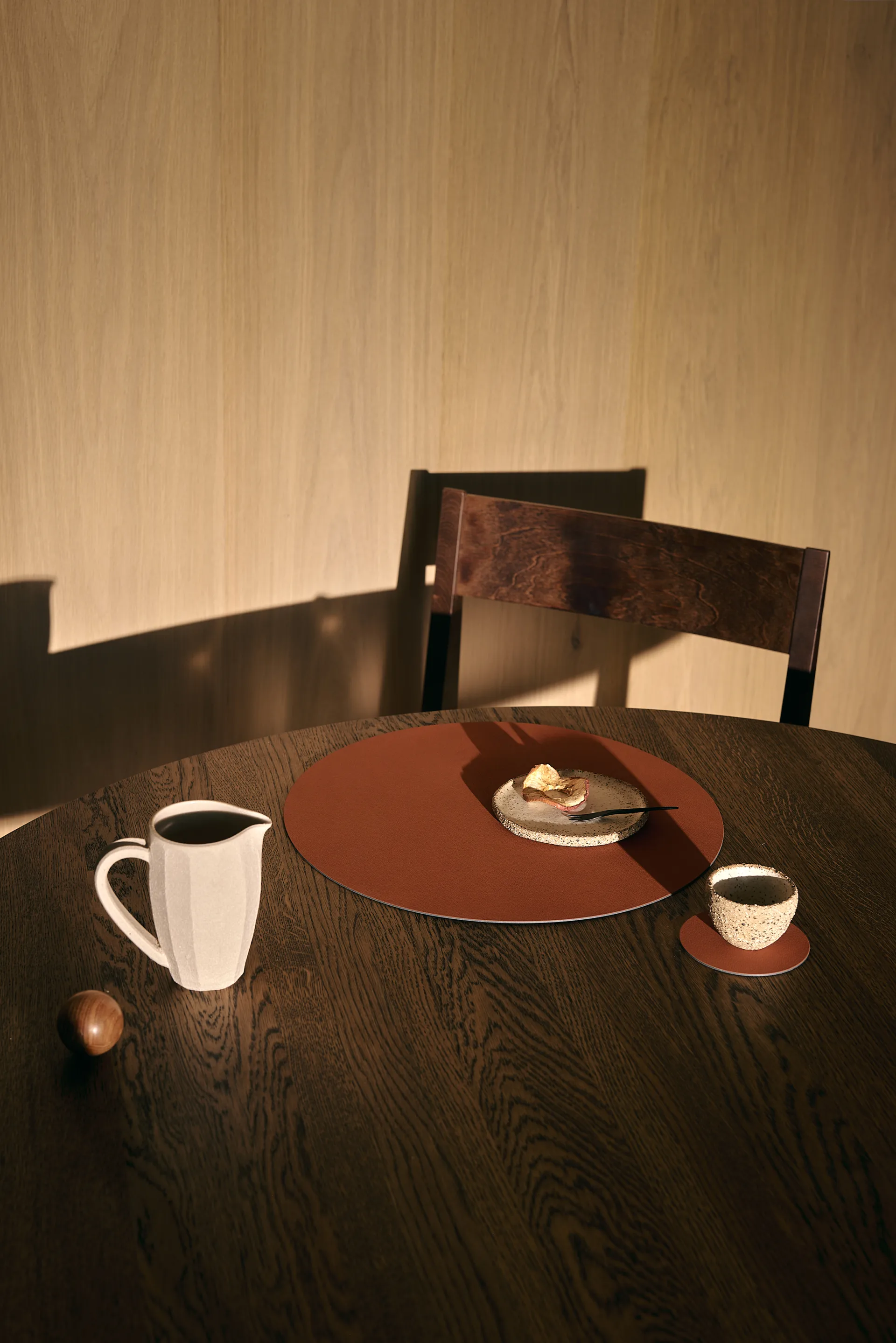 Podkładka na stół Nupo, Rust, circle, L LIND DNA