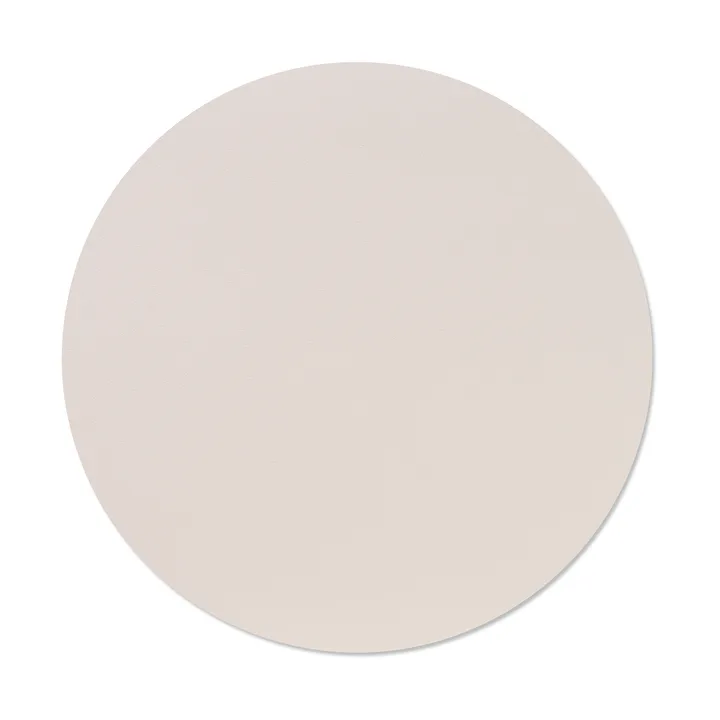 Podkładka na stół Nupo - Soft nude, circle, L, Ø38 cm - LIND DNA