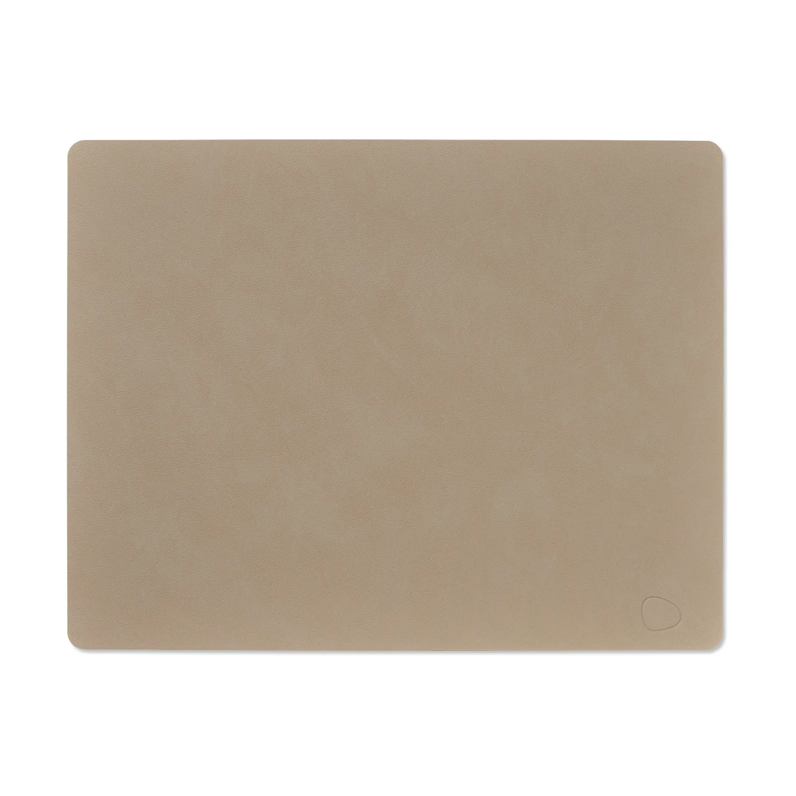 Podkładka na stół Nupo Square L, Clay brown (jasny brąz) LIND DNA