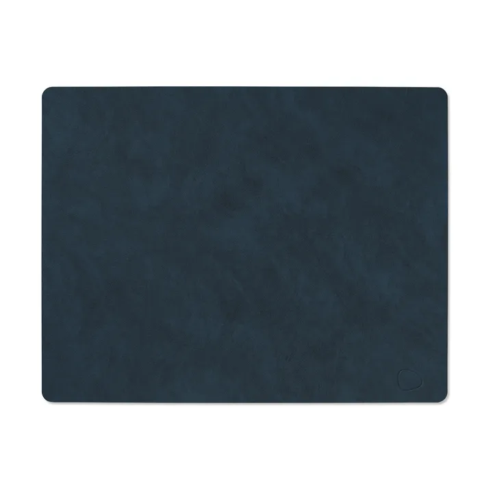 Podkładka na stół Nupo Square L - Midnight blue (granat), 45x35 cm - LIND DNA