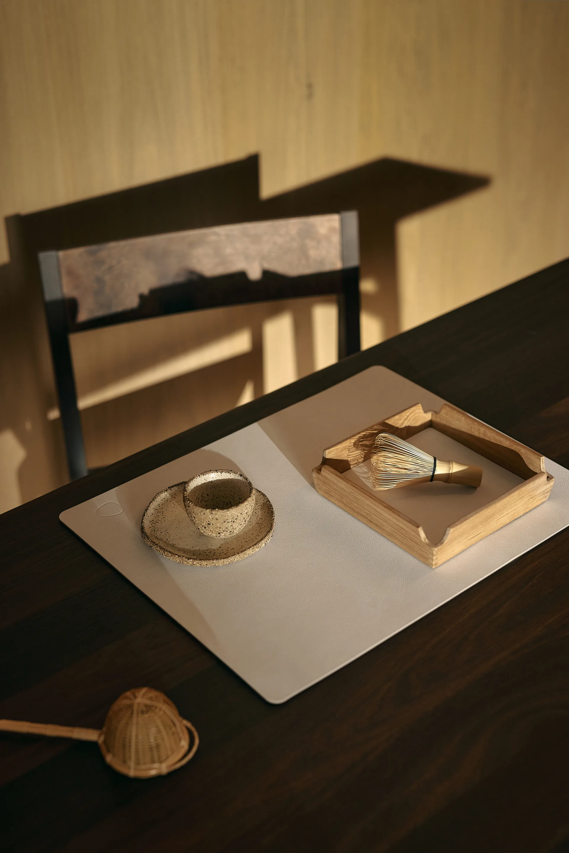 Podkładka na stół Nupo Square L, Pure white LIND DNA