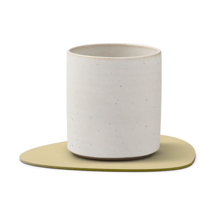 Podkładka pod szklankę Corduroy curve, Lemon Sorbet LIND DNA