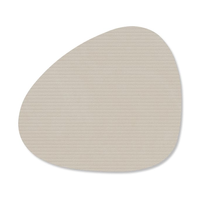 Podkładka pod szklankę Corduroy curve - Oyster White - LIND DNA