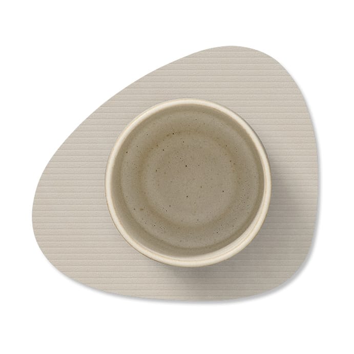 Podkładka pod szklankę Corduroy curve, Oyster White LIND DNA