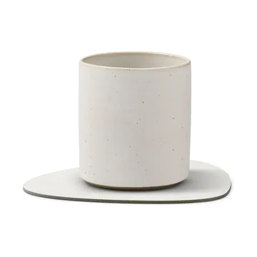 Podkładka pod szklankę Corduroy curve - Pure white - LIND DNA