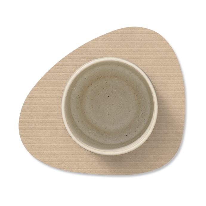 Podkładka pod szklankę Corduroy curve, Sand LIND DNA