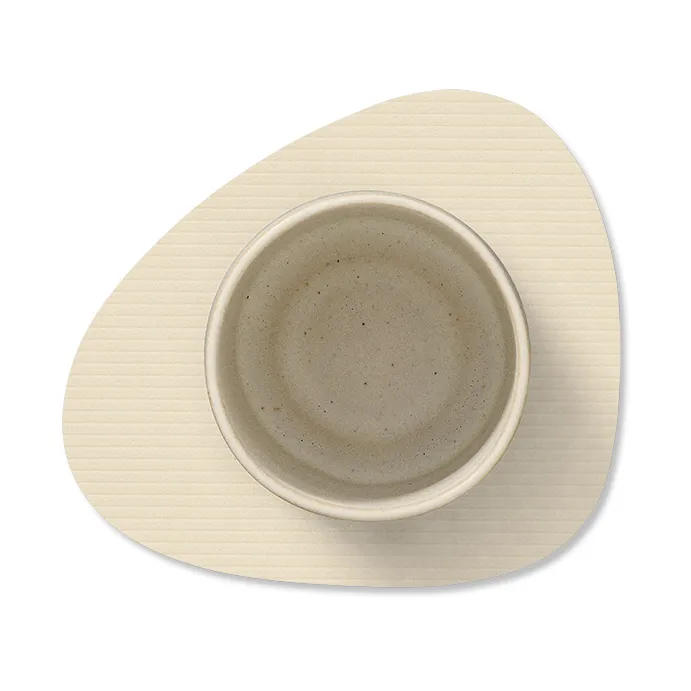 Podkładka pod szklankę Corduroy curve, Vanilla LIND DNA