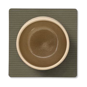 Podkładka pod szklankę Corduroy square - Army Green - LIND DNA