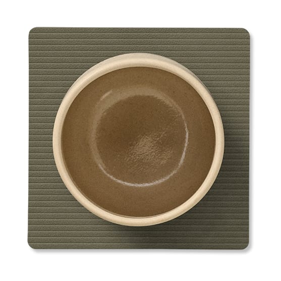 Podkładka pod szklankę Corduroy square, Army Green LIND DNA