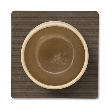 Podkładka pod szklankę Corduroy square - Caviar - LIND DNA