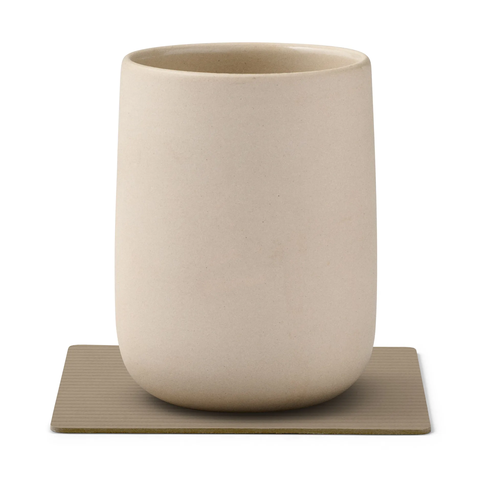 Podkładka pod szklankę Corduroy square, Clay Brown LIND DNA