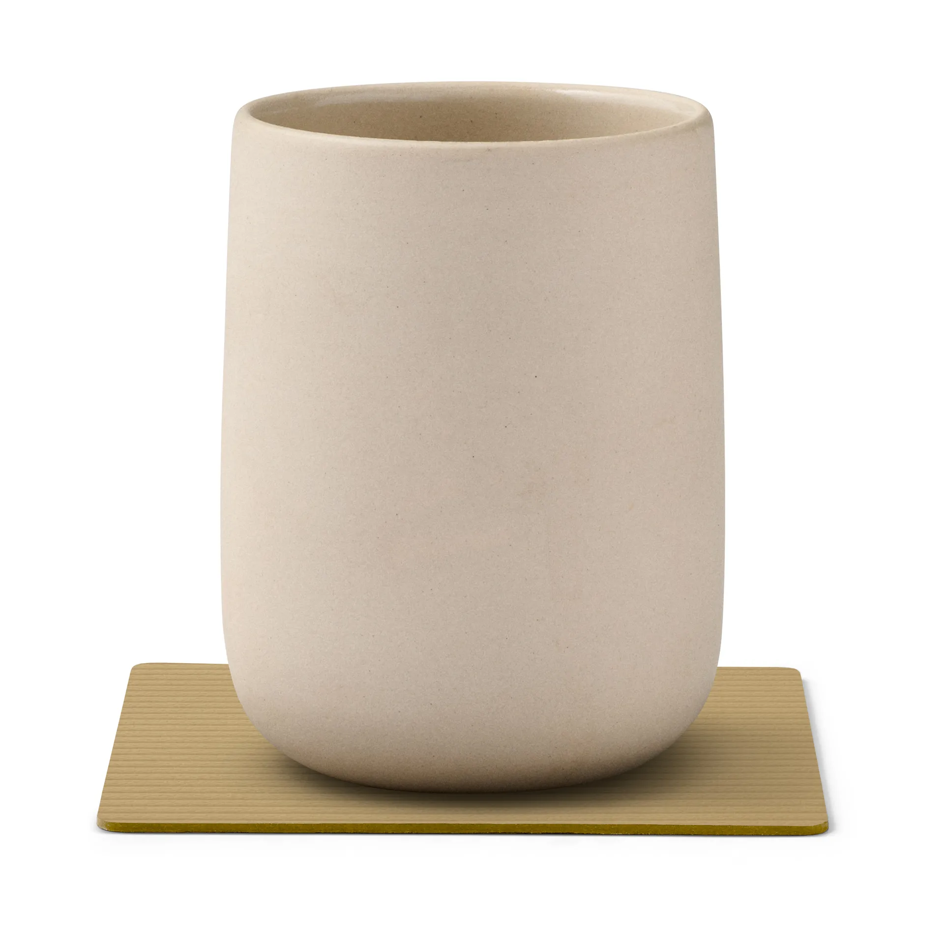 Podkładka pod szklankę Corduroy square, Khaki LIND DNA