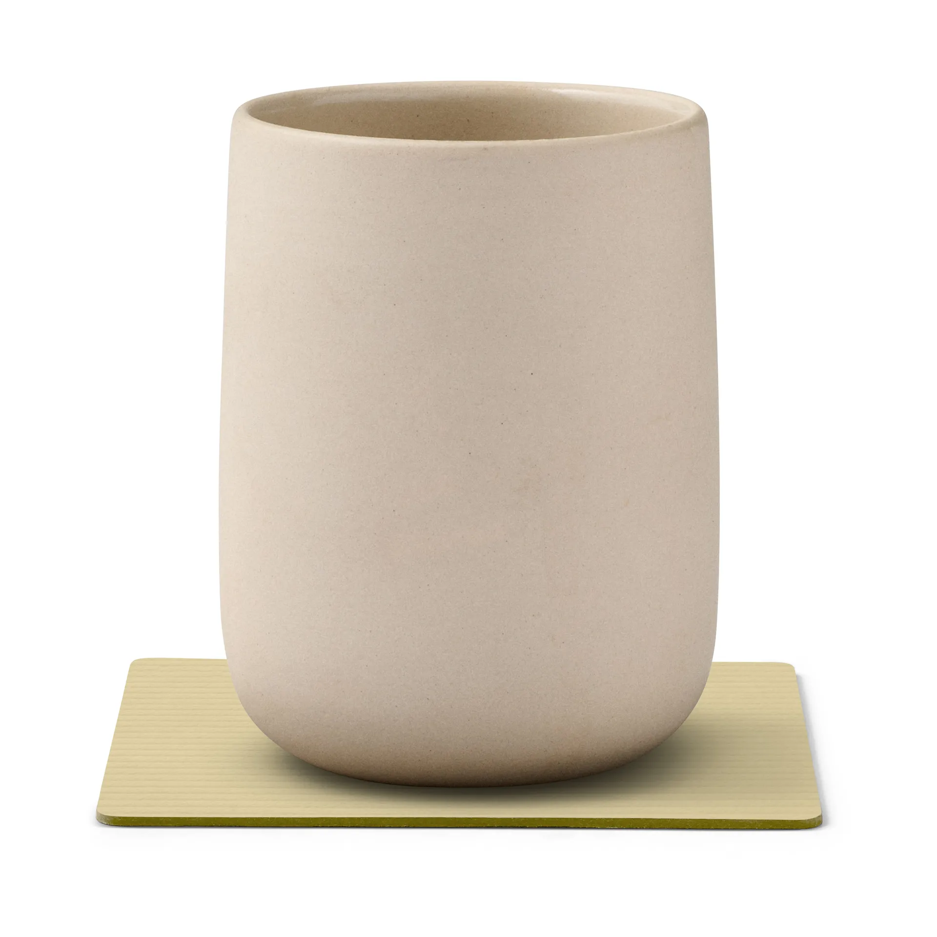 Podkładka pod szklankę Corduroy square, Lemon Sorbet LIND DNA