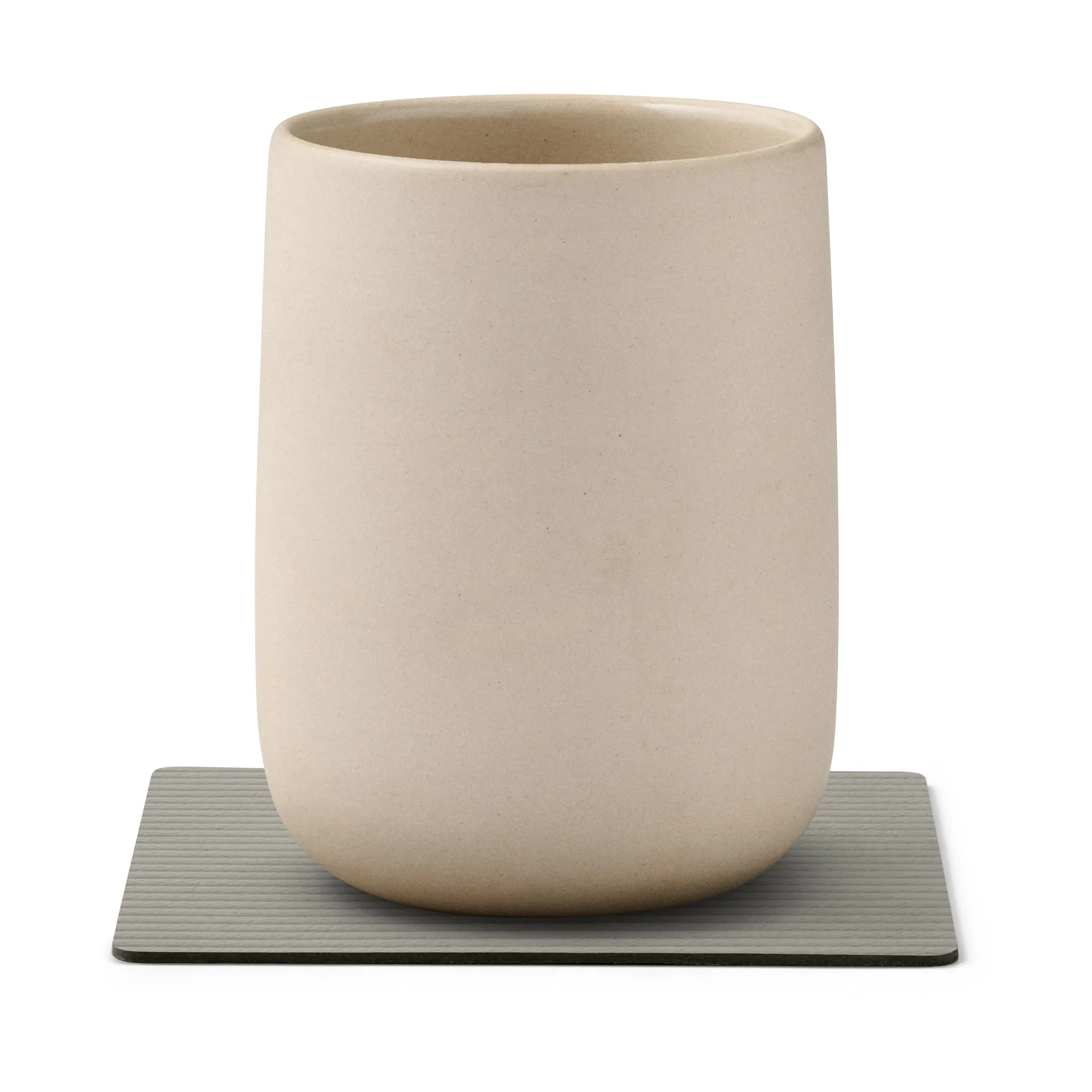 Podkładka pod szklankę Corduroy square, Light Grey LIND DNA