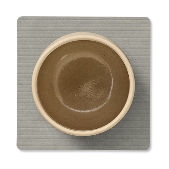 Podkładka pod szklankę Corduroy square, Light Grey LIND DNA