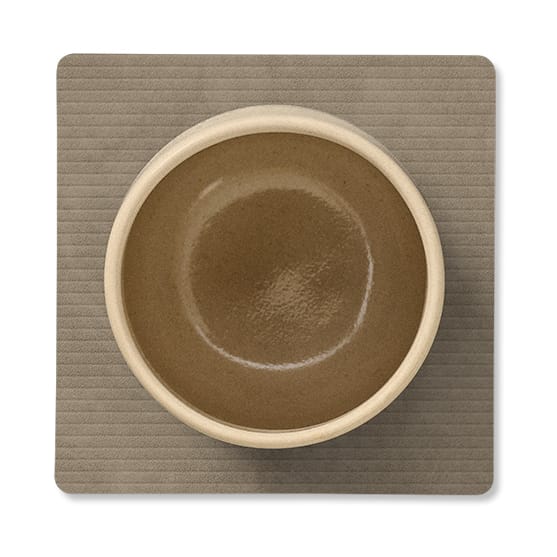 Podkładka pod szklankę Corduroy square, Nomad Grey LIND DNA
