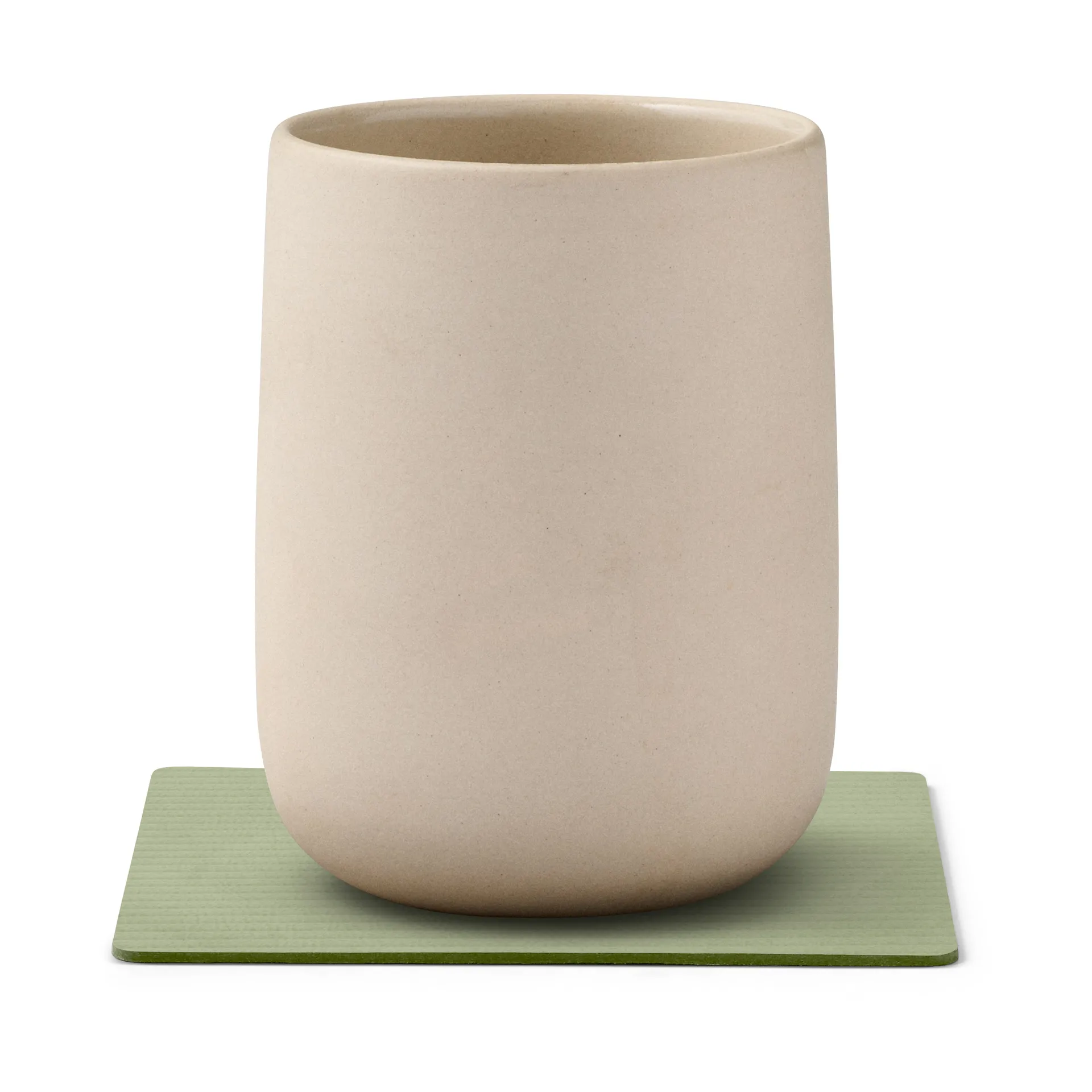 Podkładka pod szklankę Corduroy square, Olive Green LIND DNA