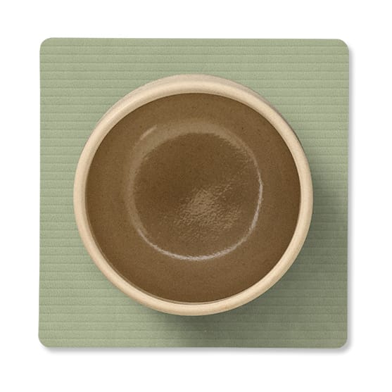 Podkładka pod szklankę Corduroy square, Olive Green LIND DNA