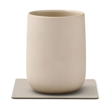 Podkładka pod szklankę Corduroy square - Oyster White - LIND DNA
