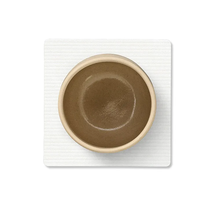 Podkładka pod szklankę Corduroy square, Pure white LIND DNA