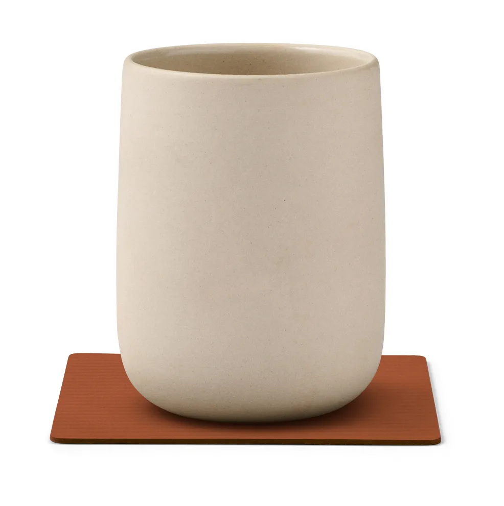 Podkładka pod szklankę Corduroy square, Rust LIND DNA