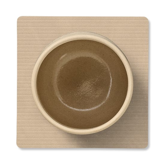 Podkładka pod szklankę Corduroy square, Sand LIND DNA