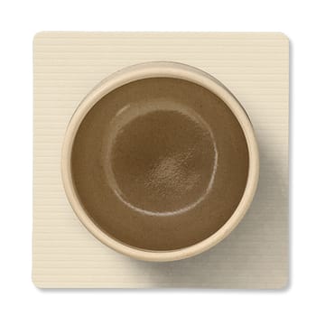 Podkładka pod szklankę Corduroy square - Vanilla - LIND DNA
