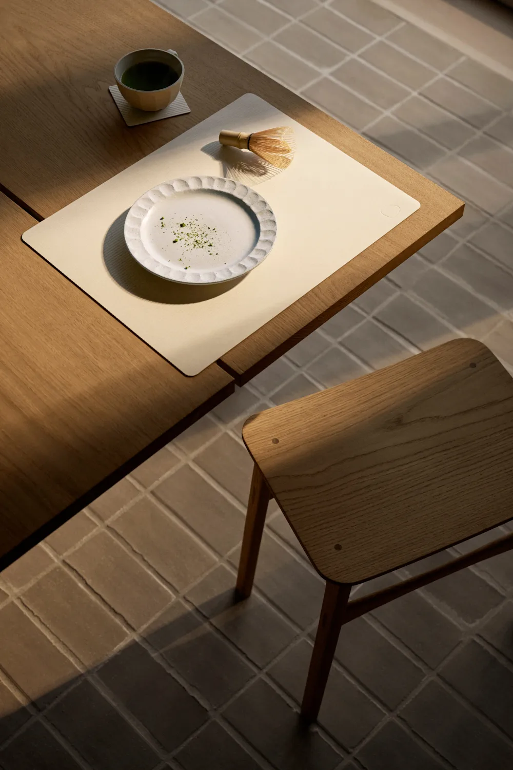 Podkładka pod szklankę Corduroy square, Vanilla LIND DNA