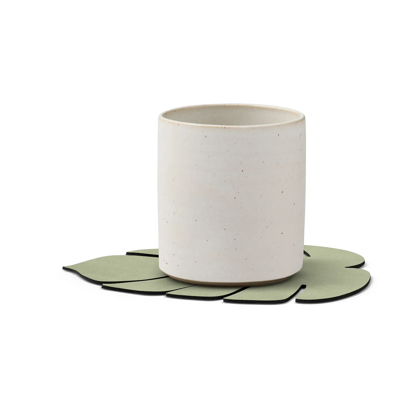 Podkładka pod szklankę Monstera Leaf Nupo, Oliwkowa zieleń LIND DNA