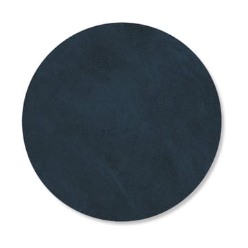 Podkładka pod szklankę Nupo Circle, dwustronna - Midnight blue-petrol - LIND DNA