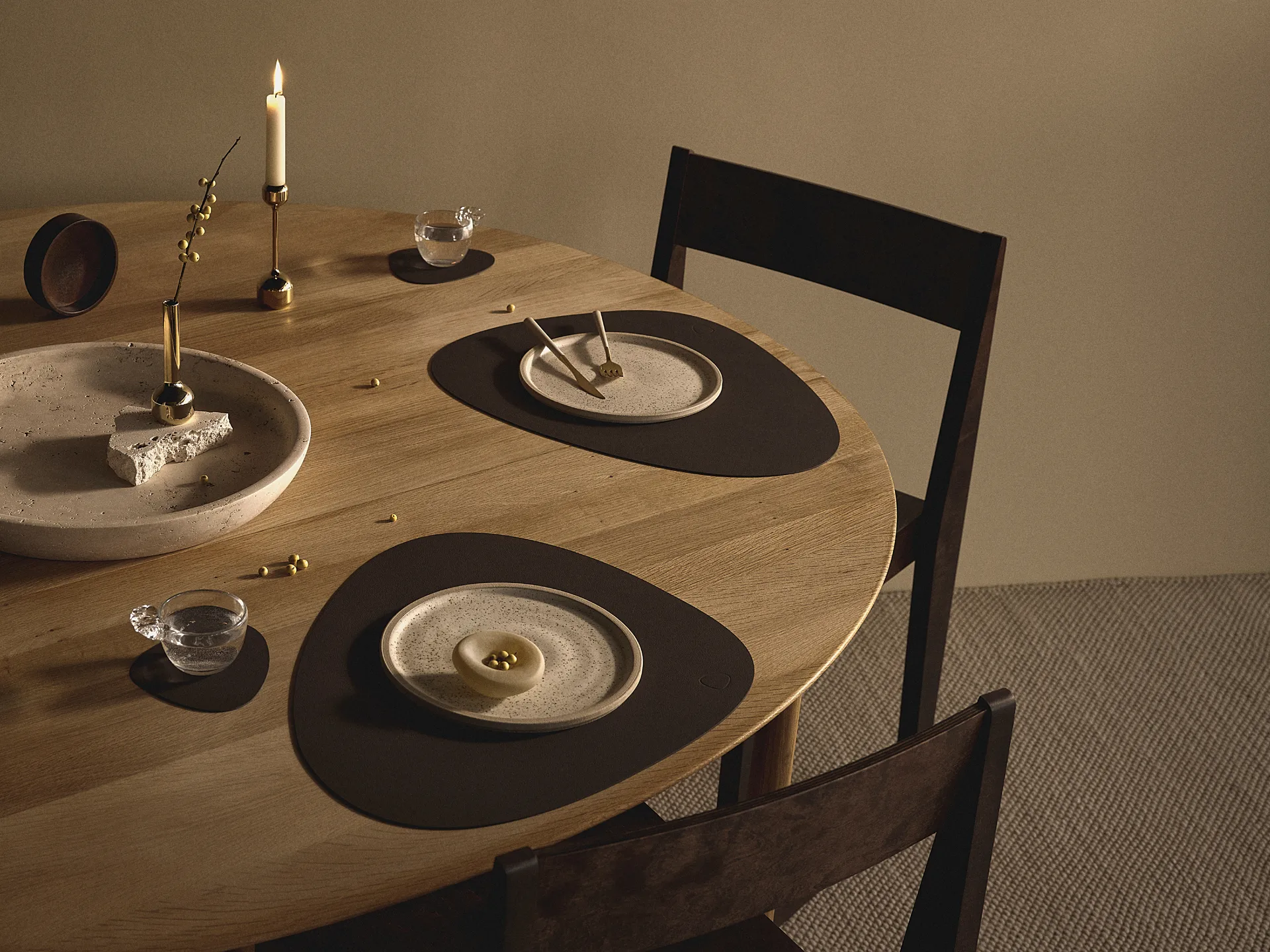 Podkładka pod szklankę Nupo Curve, Hazel LIND DNA