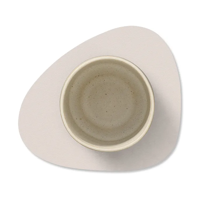 Podkładka pod szklankę Nupo Curve, Soft nude (cielista) LIND DNA