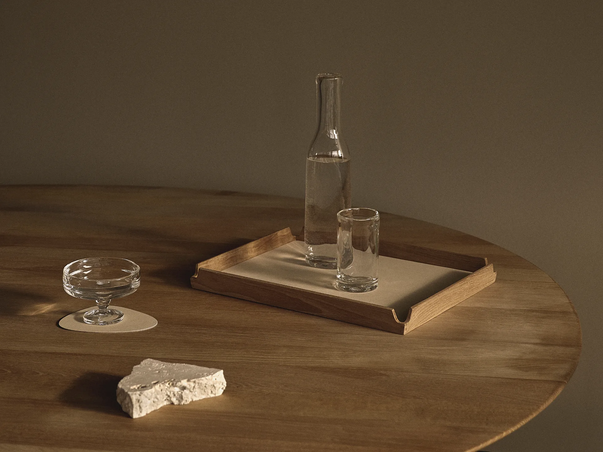 Podkładka pod szklankę Nupo Curve, Vanilla LIND DNA