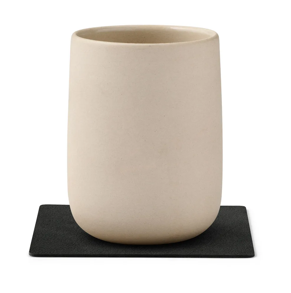 Podkładka pod szklankę Nupo Square, Black ink LIND DNA