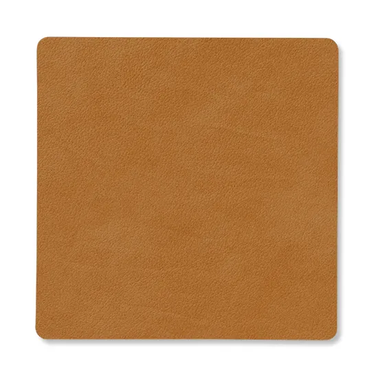 Podkładka pod szklankę Nupo Square, Burned curry LIND DNA