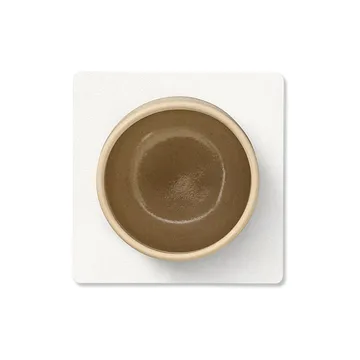 Podkładka pod szklankę Nupo Square - Pure white - LIND DNA