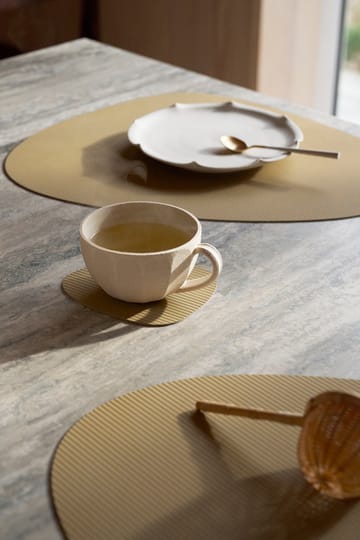 Podkładka stołowa Corduroy curve L - Khaki - LIND DNA