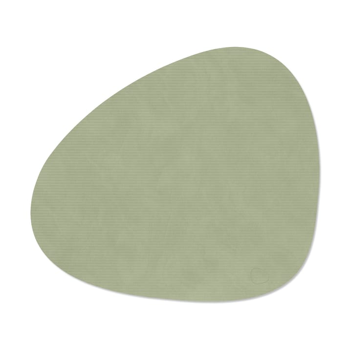 Podkładka stołowa Corduroy curve L - Olive Green - LIND DNA