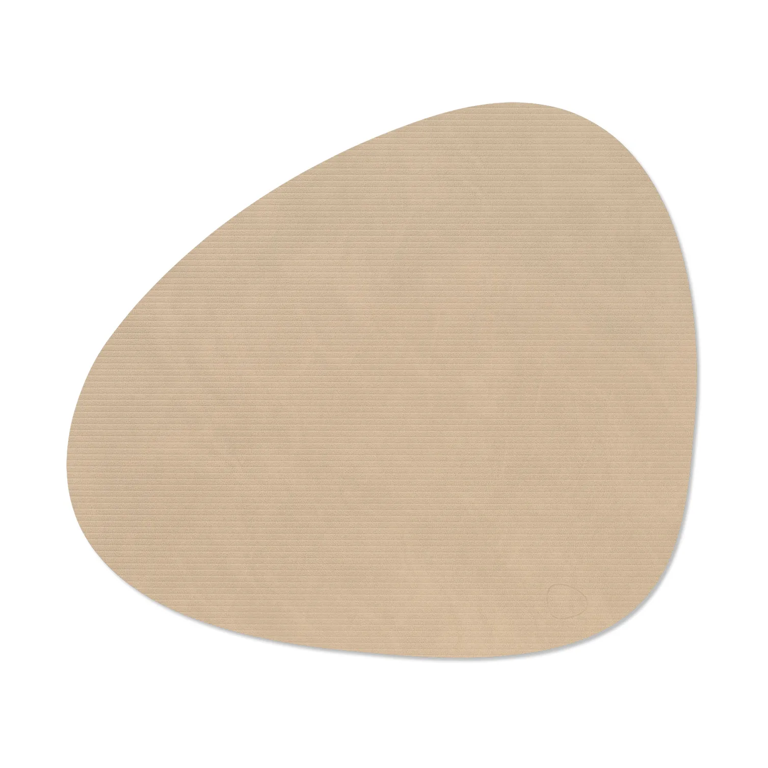Podkładka stołowa Corduroy curve L, Sand, 44x37 cm LIND DNA