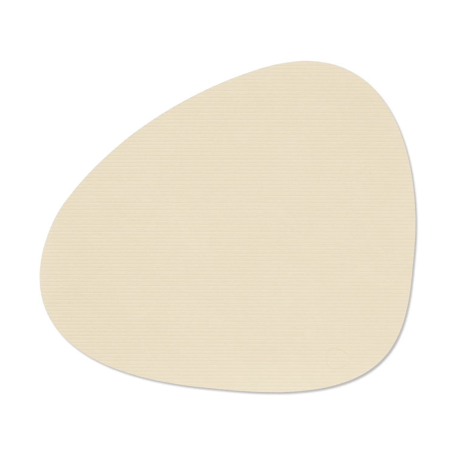 Podkładka stołowa Corduroy curve L, Vanilla, 44x37 cm LIND DNA