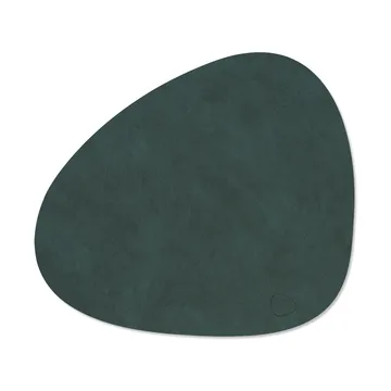 Podkładka stołowa Nupo curve M - Dark green, 35x31 cm - LIND DNA