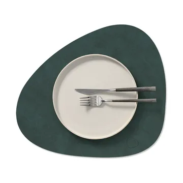Podkładka stołowa Nupo curve M - Dark green, 35x31 cm - LIND DNA