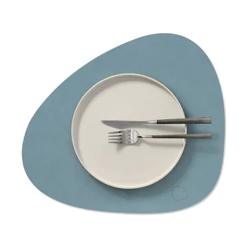 Podkładka stołowa Nupo curve M - Light blue, 35x31 cm - LIND DNA