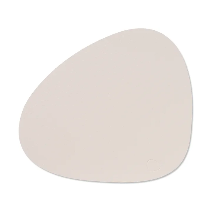 Podkładka stołowa Nupo curve M - Soft nude, 35x31 cm - LIND DNA