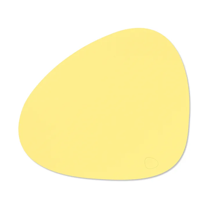 Podkładka stołowa Nupo curve M - Yellow, 35x31 cm - LIND DNA
